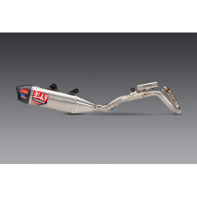 KTM 450SX-F FE 22-23 / HUSQV FC450 RE 22-23 YOSHIMURA RS-12 TITANIUM FULL EXHAUST, W/ TITANIUM MUFFLER